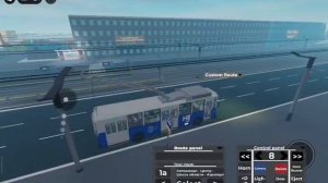 Работа на троллейбусе АКСМ 101ПС