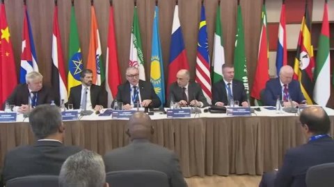 Д.Е.Любинский на открытии «Антитеррористической конференции БРИКС+ 2025», Москва, 3 декабря 2025