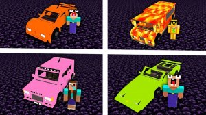 НУБИКИ ГРИФЕРЫ ПОКАЗАЛИ СВОИ МАШИНЫ В МАЙНКРАФТ!