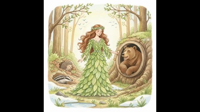 🌱 Сказка о Весне-Зелёной и Трёх Волшебных Ключах 🔑