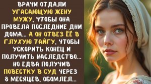 Муж увез угасающую жену в Тайгу, чтобы быстрее получить наследство и жить с любовницей, а едва...