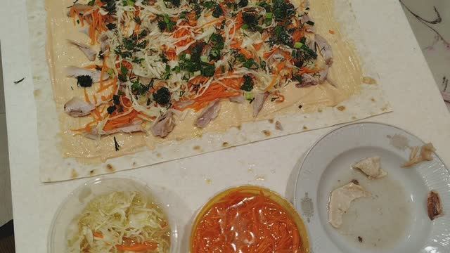 ДОМАШНЯЯ ШАУРМА - РУЛЕТ НА СКОРУЮ РУКУ смотреть онлайн