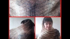 АРХИВ. Палантин спицами "Кофе с молоком". Мастер класс узора