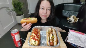 Мукбанг Домашние Хот-доги! Разные Сосиски и Начинки.