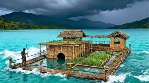 Как человек построил самодостаточную плавучую деревню всего за один год