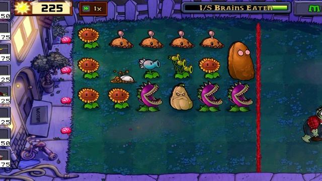 Прохожу "Все ваши мозги принадлежат нам" в PVZ 1