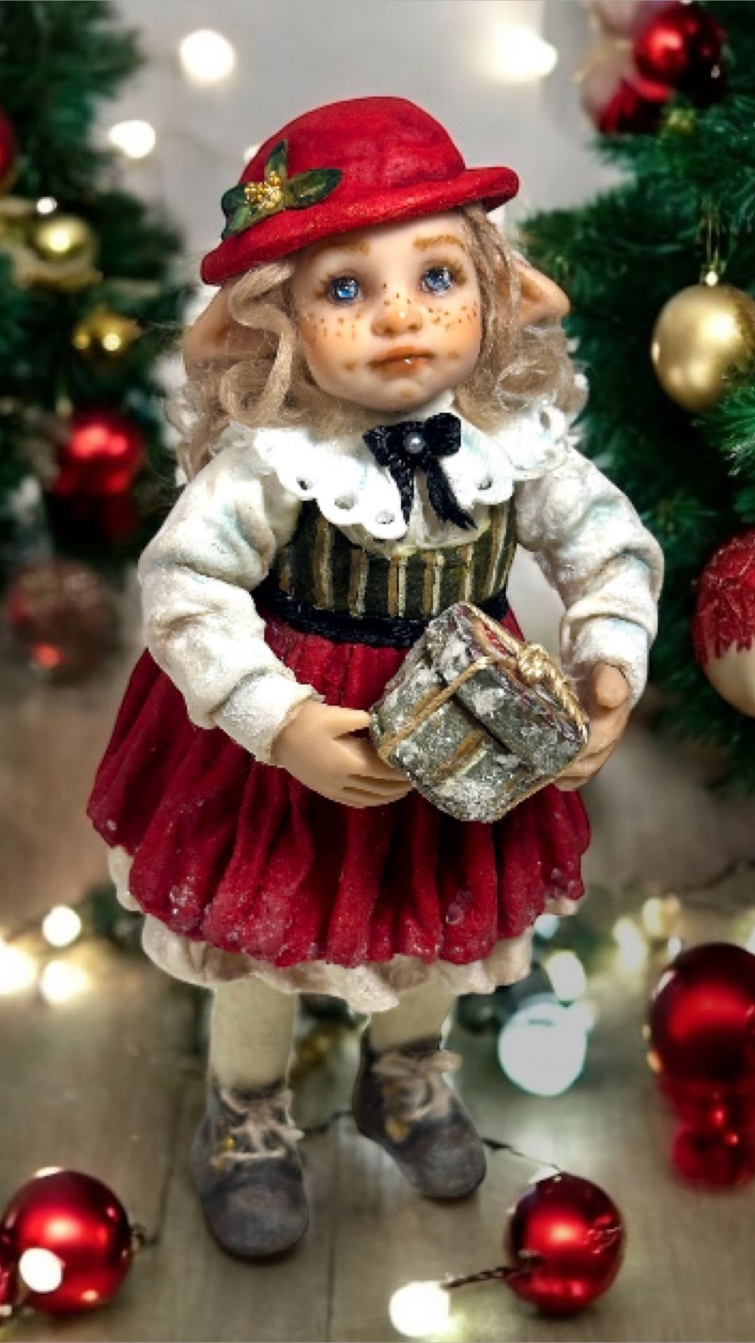 Эльф. Ёлочная игрушка. DIY. смотреть онлайн