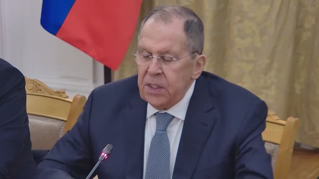 С.В.Лавров. Переговоры с Министром иностранных дел КНР Ван И.  Москва, 2 декабря 2025 года