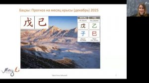 Прогноз Бацзы на Декабрь 2025 от Mingli
