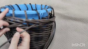 Плетение из ротанга.Плетем обьемную косичку - колосок.