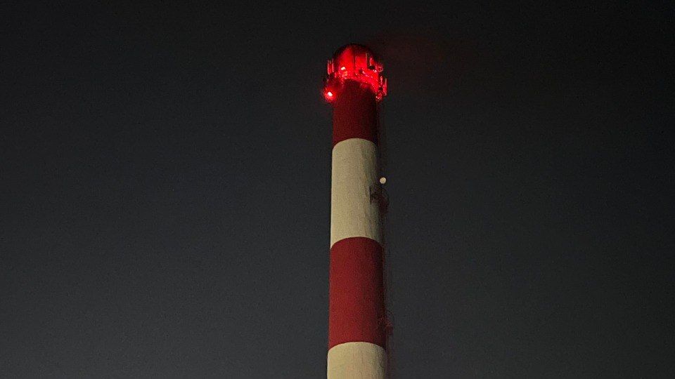 ОАО СКЭК. Объект ООО ЛКС жб дымовая труба котельной Шахты. 7 Ноября. Процесс работы