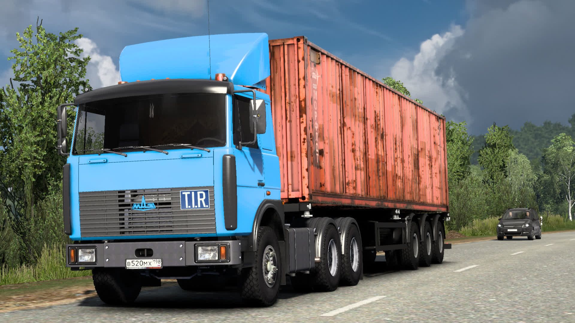 487 / ETS2 1.56 / MAZ 6422 /  С большим объездом на Касимов.