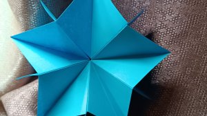 Объёмная звезда из бумаги своими руками