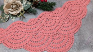 ✨Роскошная шаль крупными ВЕЕРАМИ от Ализе ✨ Часть 2 ✨