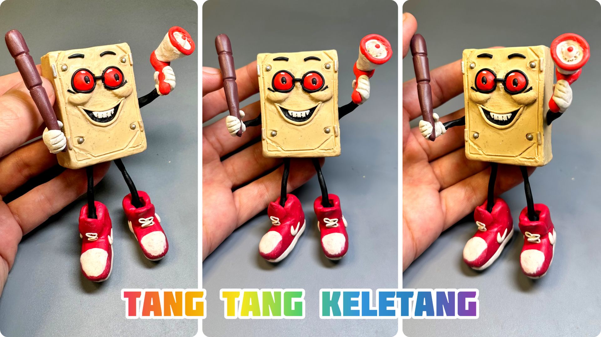 Tang Tang Keletang Brainrot мем из пластилина смотреть онлайн