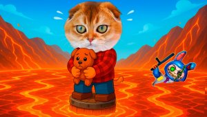 Выживаю в игре ПОЛ ЭТО ЛАВА