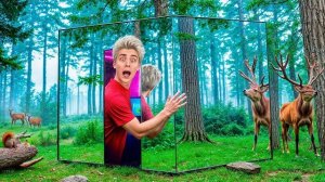 Построили НЕВИДИМУЮ СЕКРЕТНУЮ КОМНАТУ в ЛЕСУ !