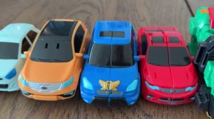 Тоботы Челлендж - трансформируем Атлон Магма6, Кватран, Тобот Тритана и Детективы Галактики