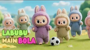 Лабубу и футбольный мяч. Лабубу футболист