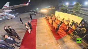 بالرقص والموسيقى وعلى السجادة الحمراء.. شاهد مراسم استقبال بوتين في الهند