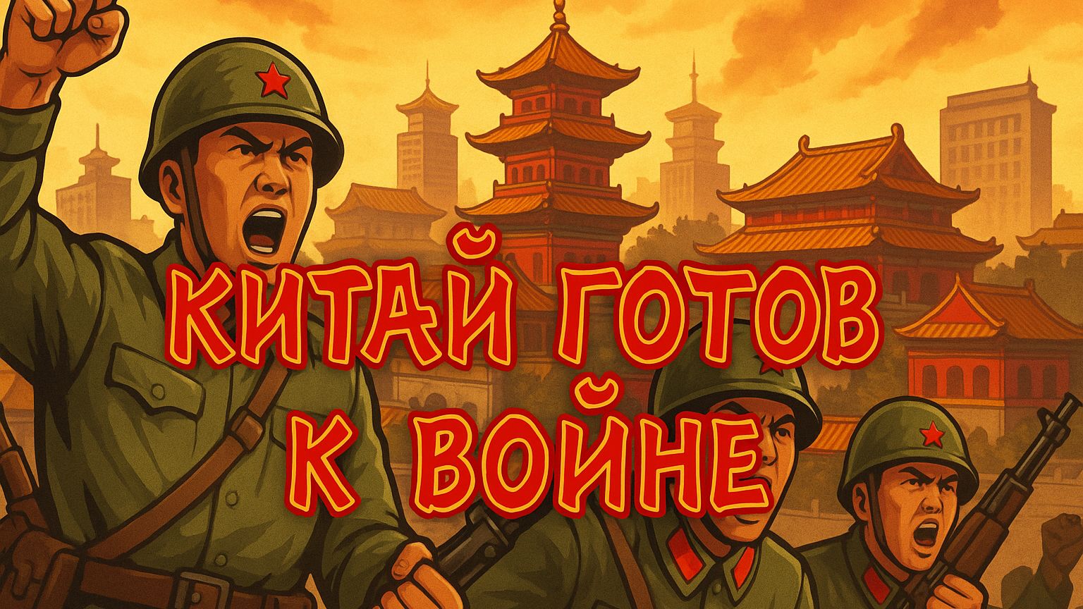 КИТАЙ ГОТОВ ВОЕВАТЬ 🇨🇳 C&C #Generals ZH 1️⃣
