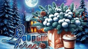 Доброго вечера и хорошего настроения. Романтичная музыкальная открытка.