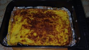 Запеканка с фаршем картофелем и грибами в аэрофритюрнице.