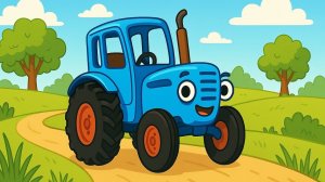 Развивающая игра для детей: Синий трактор от +0