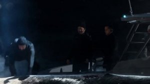 Первое нападение акулы. Мег: Монстр Глубины (2018).