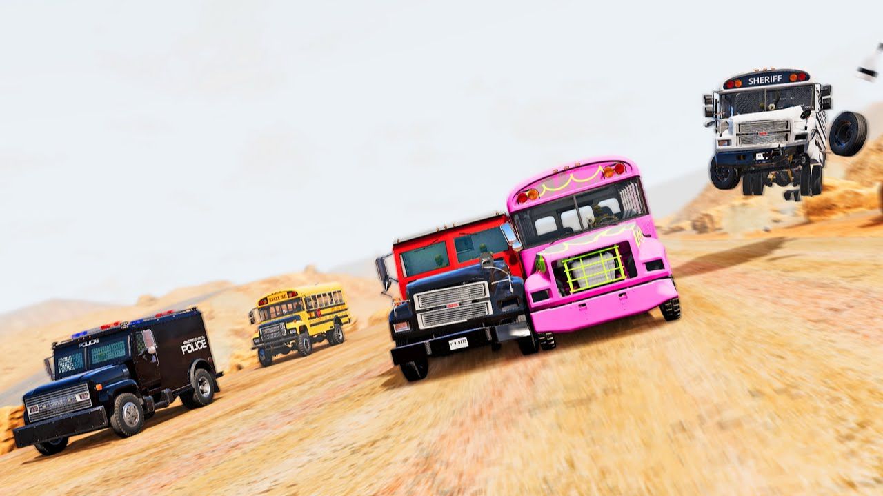 МАШИНКИ ВИДЕО ПРО МАШИНКИ СИМУЛЯТОР КРАШ-ТЕСТА ГОНКИ НА АВТОБУСАХ ЦВЕТНЫЕ МАШИНКИ ИГРУШКИ МАШИНКИ