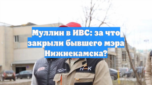 Муллин в ИВС: за что закрыли бывшего мэра Нижнекамска?