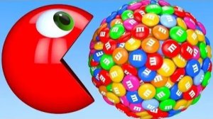 Учим цвета ПАКМАН и Кролик лепят макароны из спагетти, делают игрушечные фрукты