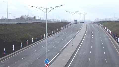 Открытие движения на участке первого этапа магистрали "Центральная" в Самаре