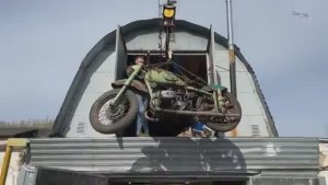 реставрация старого совецкого мотоцикла 1960 года