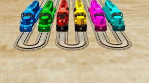 Ремонтники перепутали дороги! Что будет с поездами? – BeamNG.Drive