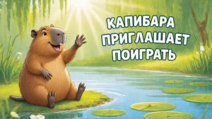 Мультик для детей. Капибара приглашает поиграть