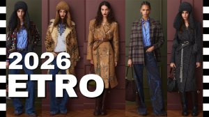 🔥 ETRO коллекция PRE-FALL 2026 - ДЕТАЛИ крупным планом