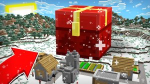 ЖИТЕЛИ ПОДАРИЛИ МНЕ ОГРОМНЫЙ ПОДАРОК НА НОВЫЙ ГОД В МАЙНКРАФТ | Риколит Minecraft