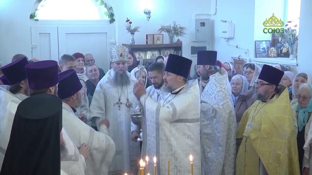 Репортаж с места освящения храма в селе Победа и Поклонного Креста в селе Дробышево Омской области