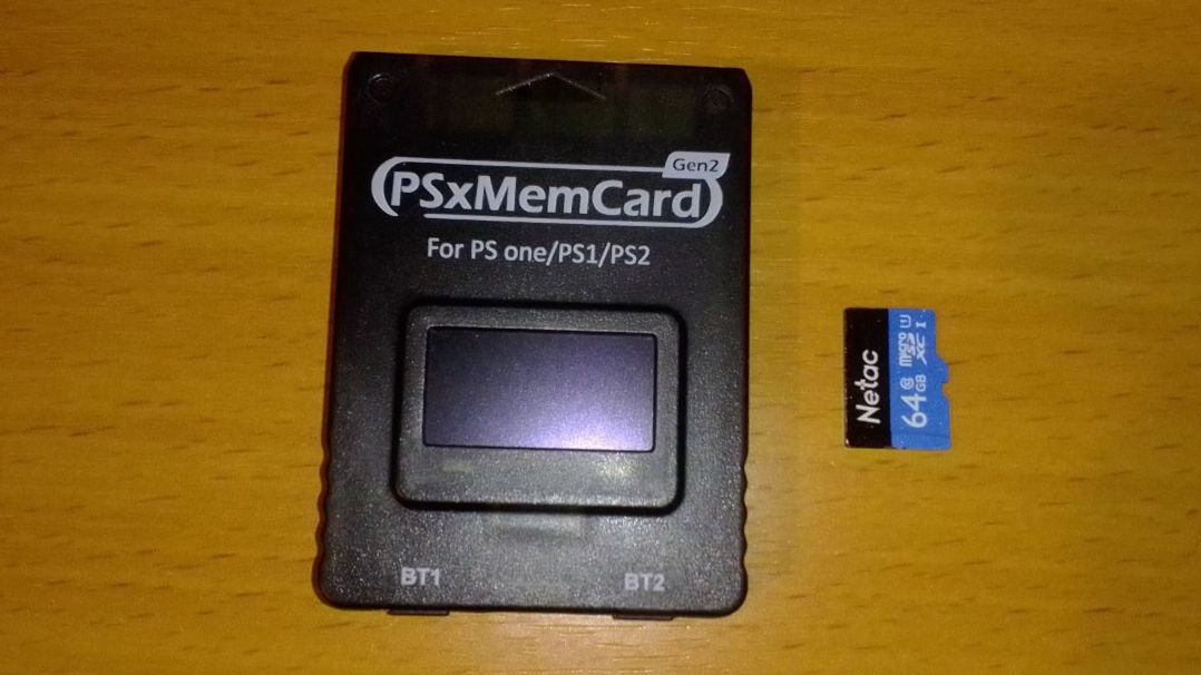 PSXMemcard Gen2. Запуск игр PS2 c MicroSD.