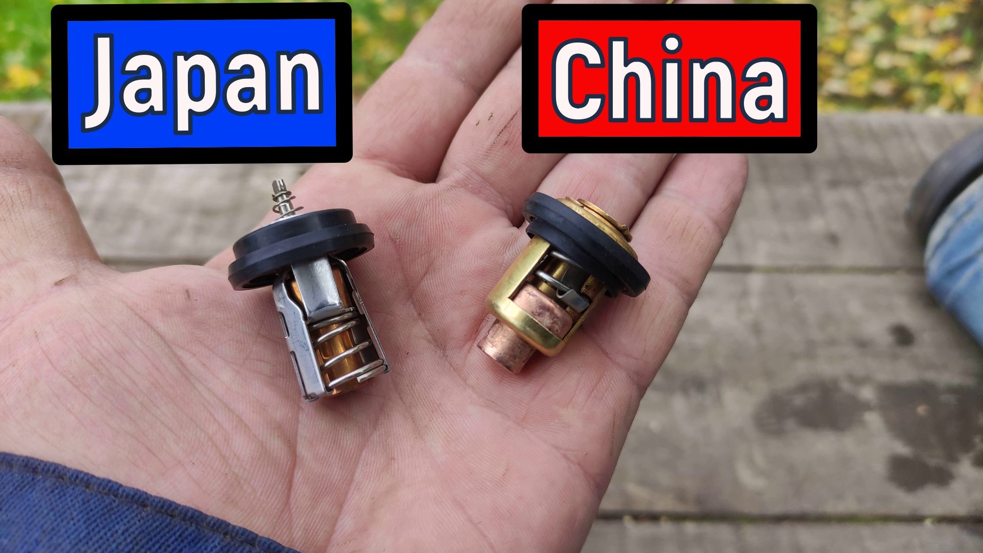 Сравнение Японского и Китайского ТЕРМОСТАТА на Лодочный Мотор