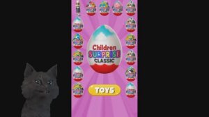 ОТКРЫВАЕМ КИНДЕР СЮРПРИЗ С ГОВОРЯЩИМ СУПЕР КОТОМ  ИГРА для ДЕТЕЙ  KINDER SURPRISE!!!! #2 #42