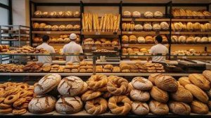 Невероятное мастерство в выпечке хлеба! Полный цикл производства хлеба.