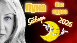 Луна без курса. Январь 2026