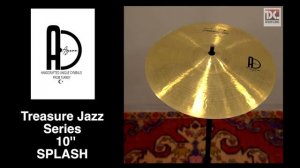AGEAN CYMBALS TREASURE JAZZ 10  SPLASH