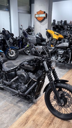 2020 HD Street Bob 107 ABS Black Edition
