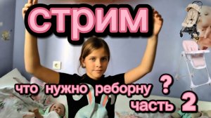 /стрим/что нужно реборну на первое время (часть 2)
