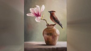 Реалистичная картина маслом для начинающих под музыку 🎵  АртГейм МК