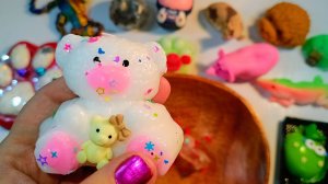 АСМР распаковка сквишей и Таба сквишей 😍 приятные звуки антистрессов 🥰 режу СКВИШИ ✨