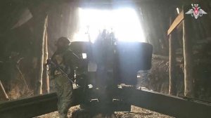 Боевая работа расчета «Мста-Б» ГрВ «Север»